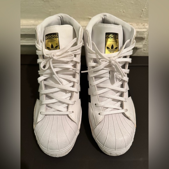 Adidas Superstar up wedge sneakers for women. Size women size 9 1/2. - Picture 2 of 7